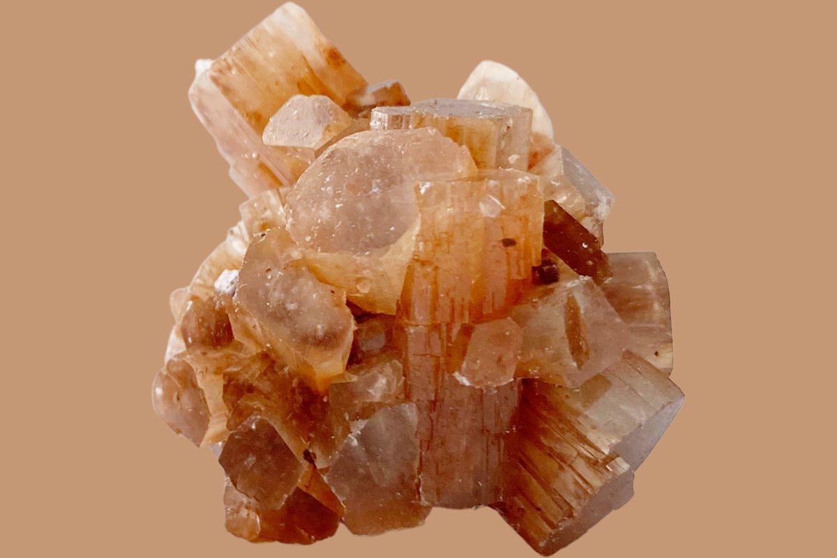 20 Beautiful Brown Orange Crystals