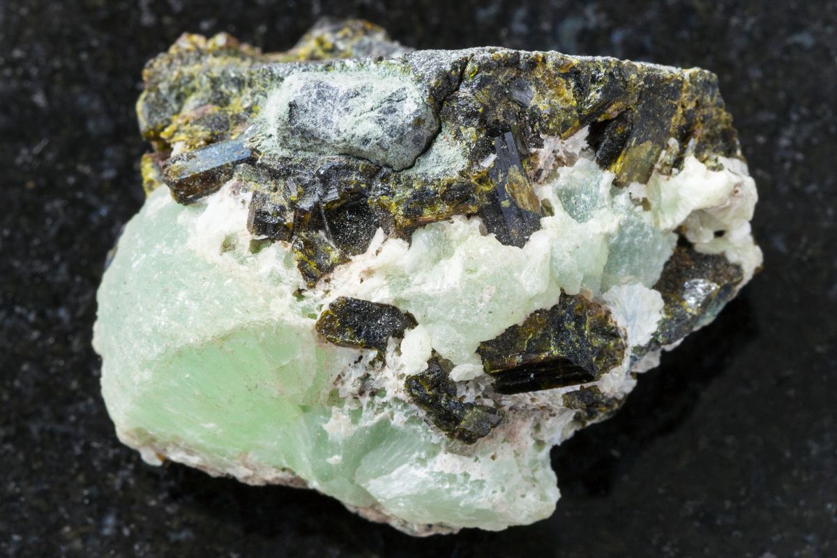 6 Beautiful Yellow Green Crystals