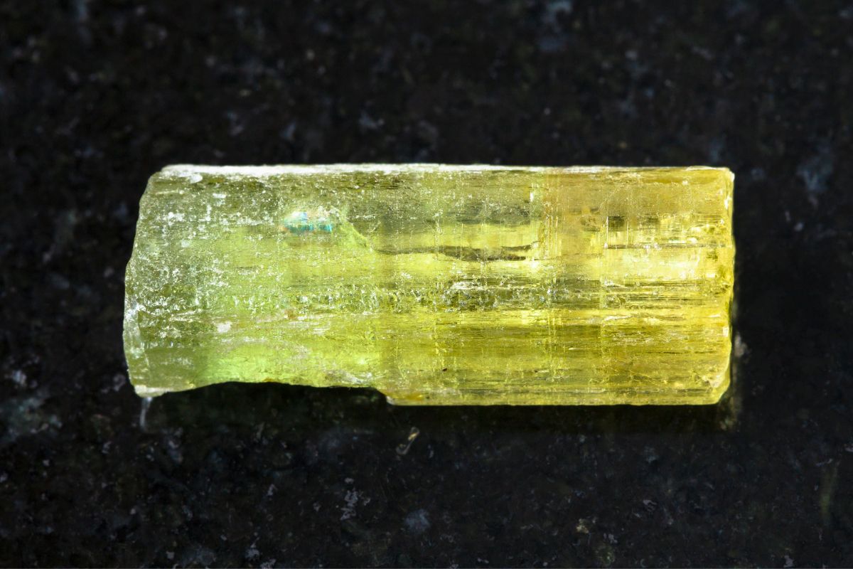 6 Beautiful Yellow Green Crystals