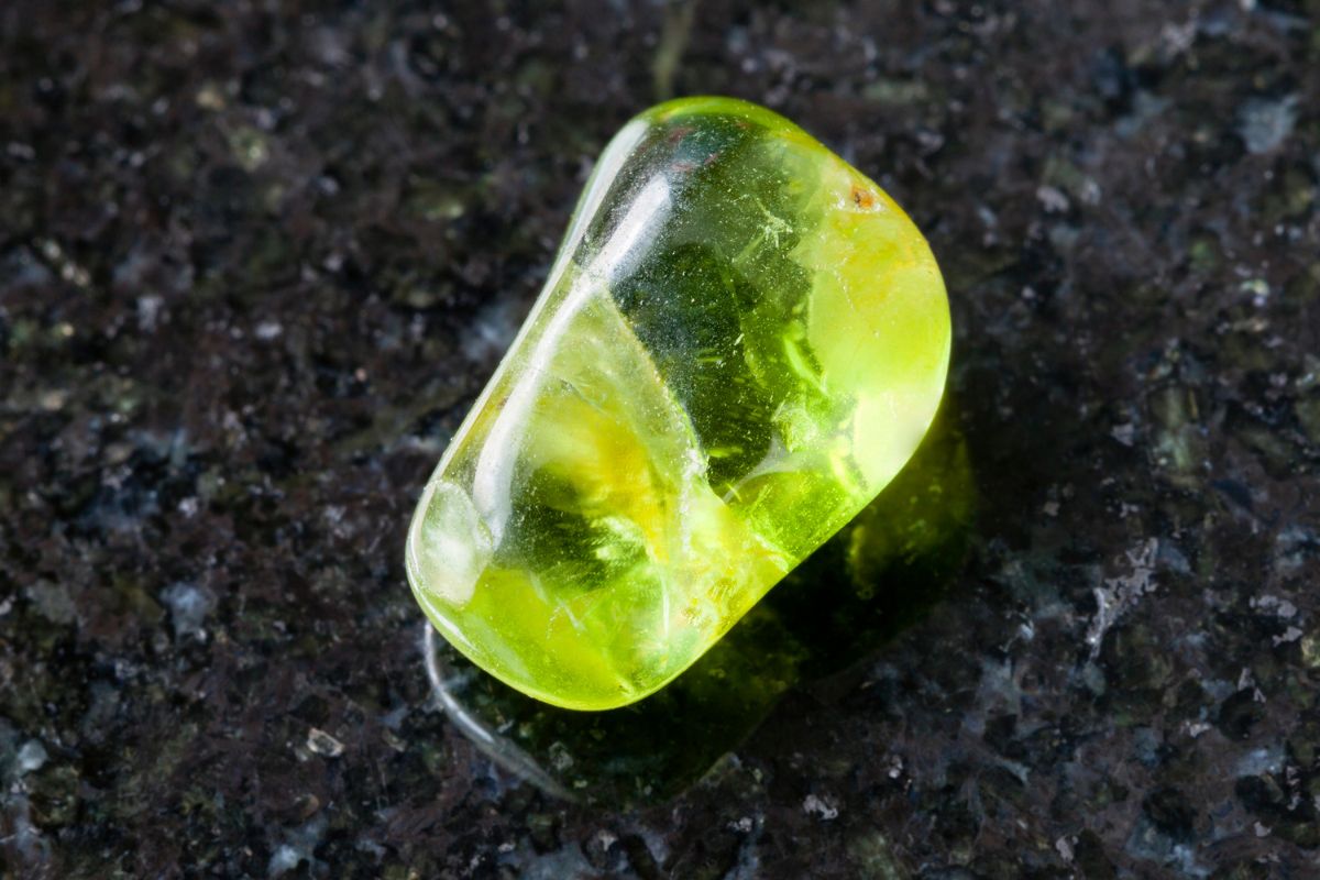 6 Beautiful Yellow Green Crystals