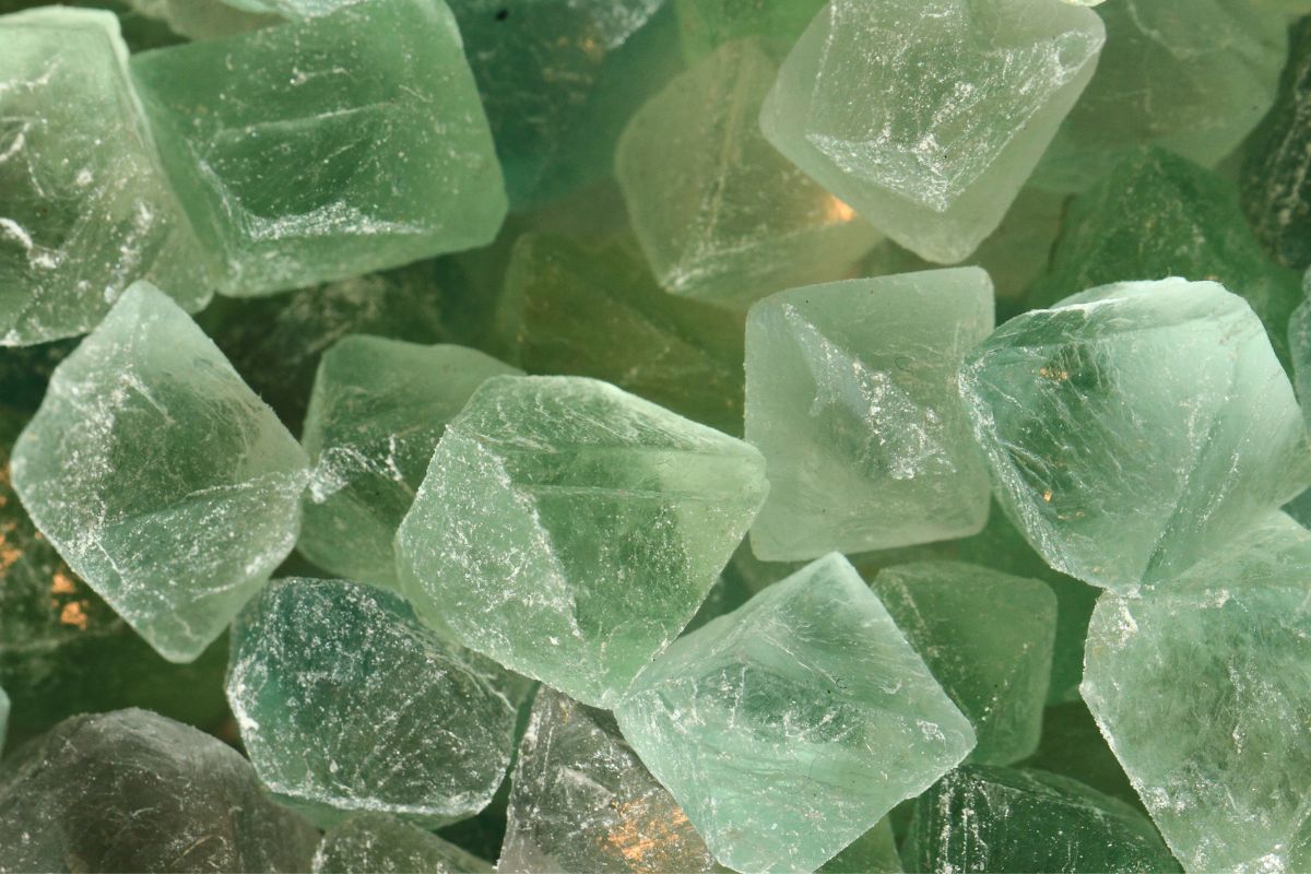 6 Beautiful Yellow Green Crystals