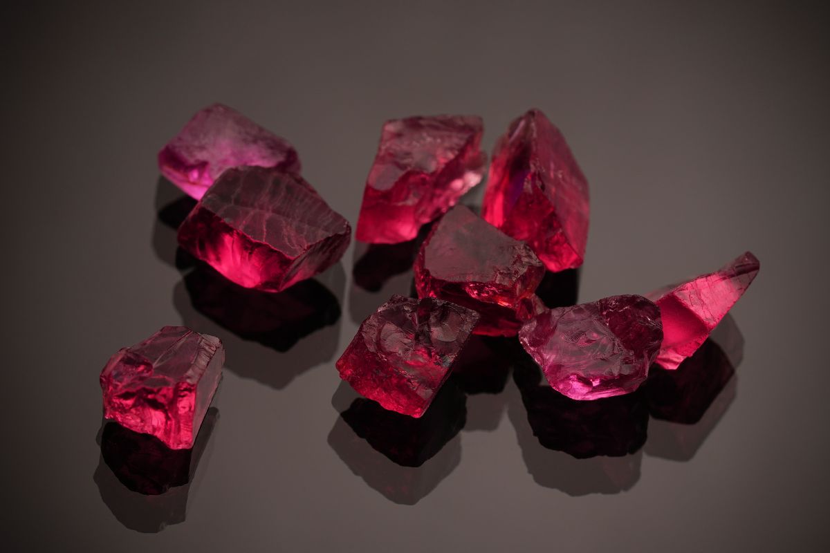 8 Beautiful Red Crystals