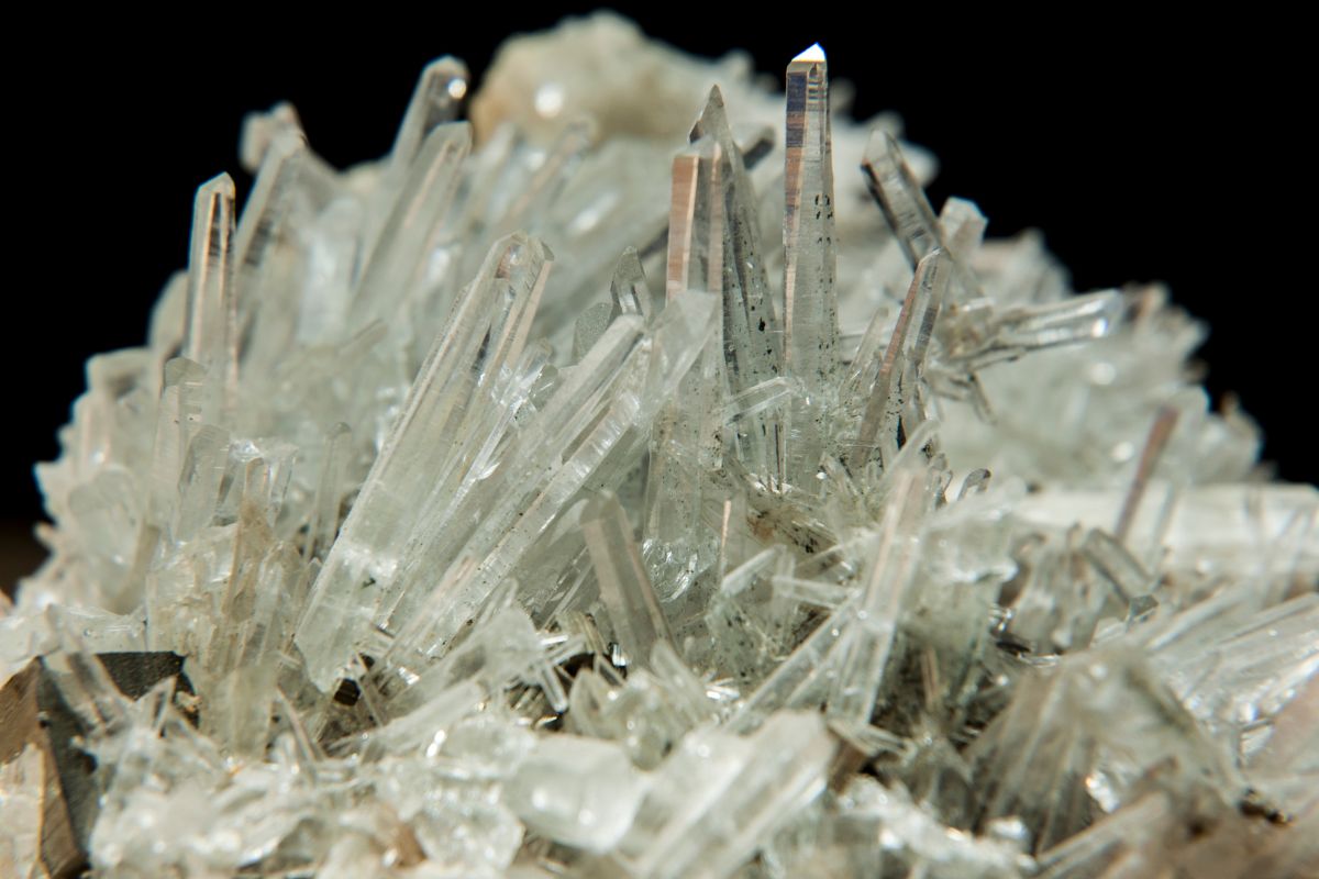 Anandalite Quartz Stalactite Cluster